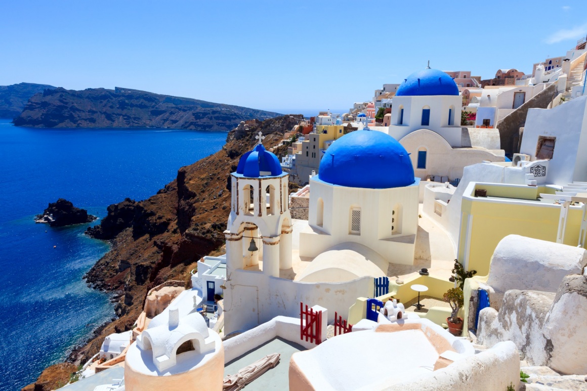 The Artistic Oia In Santorini